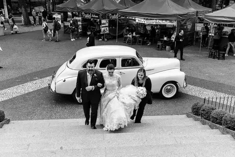 Entrada da noiva Manuela na cerimônia de casamento na paróquia Matriz Nossa Senhora de Santo André - SP, fotógrafo de casamento de Santo André, fotógrafo de casamento da paróquia Matriz Nossa Senhora de Santo André- SP'