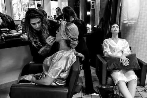 cabelo e maquiagem da noiva no buffet recanto dos sonhos - Riacho Grande - São Bernardo do Campo -SP'