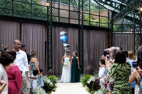 Entrada da noiva no Sítio São Jorge - espaço Vdara, Casamento da Beatriz com o Victor no Sítio São Jorge em São Bernardo do Campo - SP '