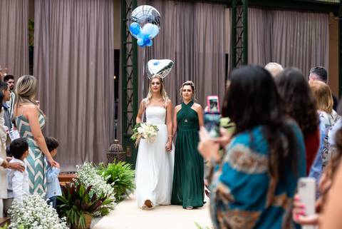 Entrada da noiva no Sítio São Jorge - espaço Vdara, Casamento da Beatriz com o Victor no Sítio São Jorge em São Bernardo do Campo - SP '