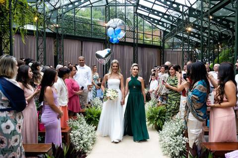 Entrada da noiva no Sítio São Jorge - espaço Vdara, Casamento da Beatriz com o Victor no Sítio São Jorge em São Bernardo do Campo - SP '