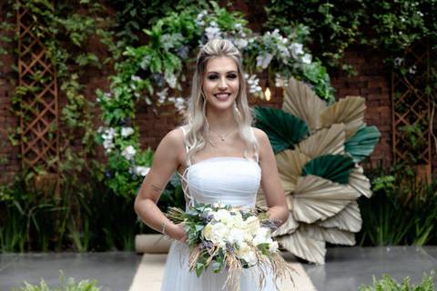 fotografia de casamento do casal Beatriz e Victor no Sítio São Jorge - espaço Vdara em São Bernardo do Campo em São Paulo'