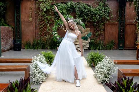 fotografia de casamento do casal Beatriz e Victor no Sítio São Jorge - espaço Vdara em São Bernardo do Campo em São Paulo'