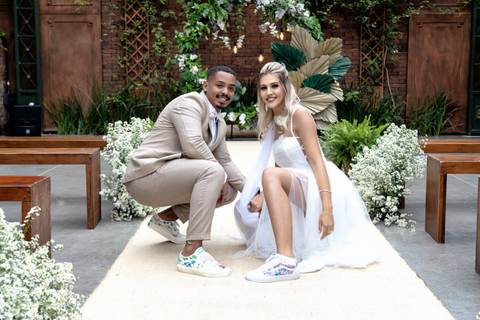 fotografia de casamento do casal Beatriz e Victor no Sítio São Jorge - espaço Vdara em São Bernardo do Campo em São Paulo'