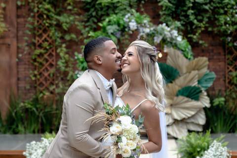 fotografia de casamento do casal Beatriz e Victor no Sítio São Jorge - espaço Vdara em São Bernardo do Campo em São Paulo'