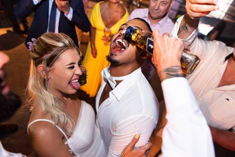 fotografia de casamento do casal Beatriz e Victor no Sítio São Jorge - espaço Vdara em São Bernardo do Campo em São Paulo'