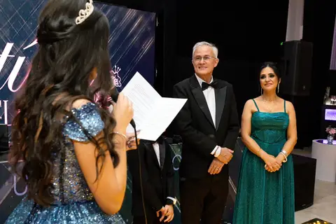 Discurso da debutante Leticia no Spazio Golf'