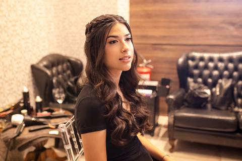 making of da debutante Luísa na Casa Bertolazzi- Vila Romana em SP, maquiagem da debutante Luísa na Casa Bertolazzi - Vila Romana em São Paulo'