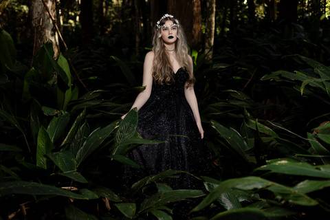 Ensaio fotográfico de debutante no Jardim Anália Franco em São Paulo- SP'