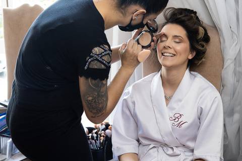 Making of da noiva em Santana de Parnaíba- SP'