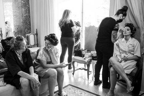 Making of da noiva em Santana de Parnaíba- SP'