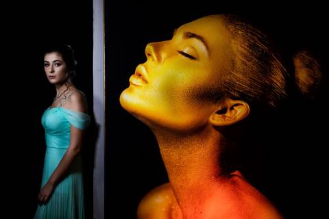 Fotografia da festa de 15 anos da debutante Joana na Vila Leopoldina em Sõ Paulo - SP'