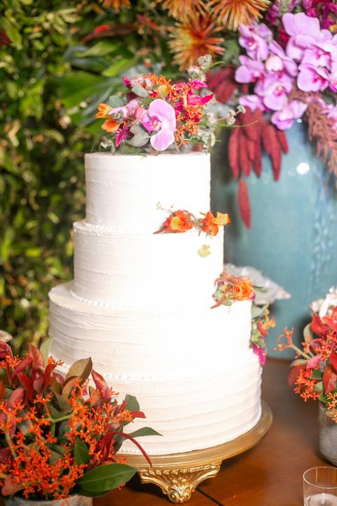 Decoração de Casamento, bolo de casamento Buffet Hedwig Santos'