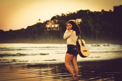 Ensaio de 15 anos - Guarujá Praia do Iporanga - Fotógrafo Ricardo Di Blazi'