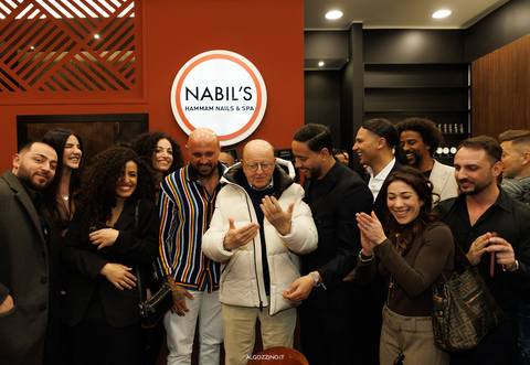 milano fotografo evento Fotografo economico eventi Massimo Boldi Due nabils hammam nails spa reels videomaker leonardo algozzino new gig promotion massimo boldi'