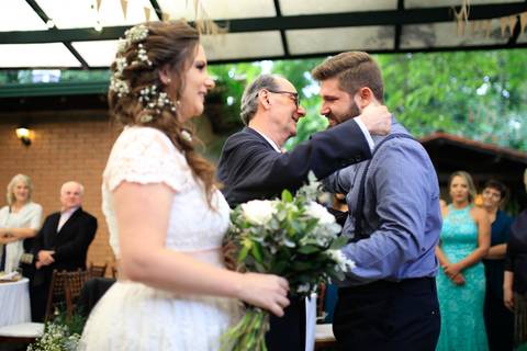 noiva entrando entrada da noiva quina das bromélias quinta das bromélias campinas '