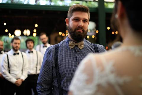 noivo chorando casamento campinas quinta das bromelias'
