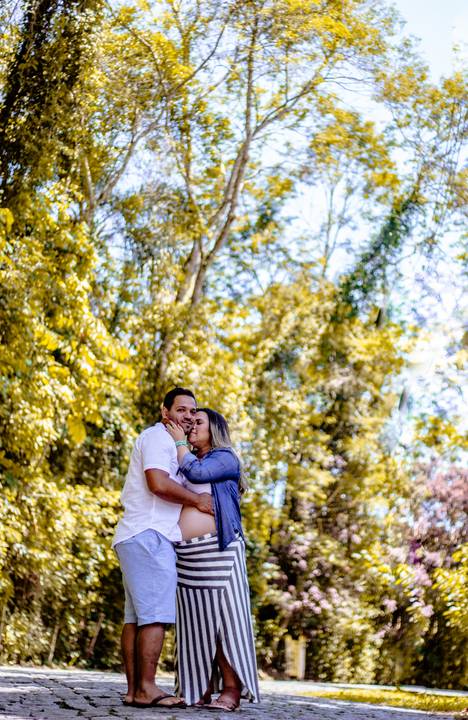 Ensaio gestante - Guararema - Estação Ferroviária de Luís Carlos/SP'