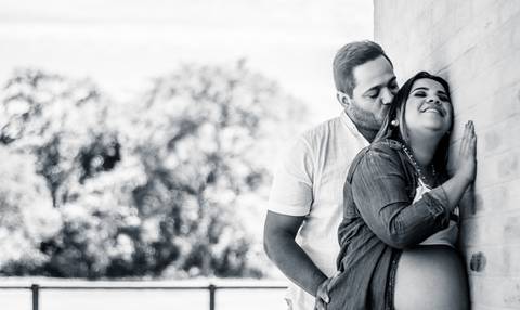 Ensaio gestante - Guararema - Estação Ferroviária de Luís Carlos/SP'