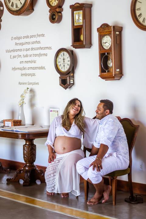 Ensaio gestante - Guararema - Estação Ferroviária de Luís Carlos/SP'