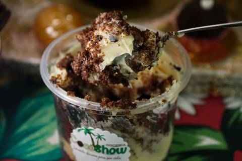 Bolo no Pote de Óreo com Ninho'