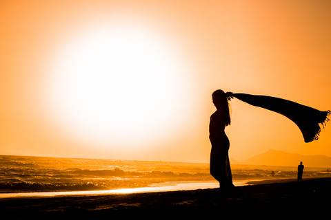 Foto incrivel na praia '