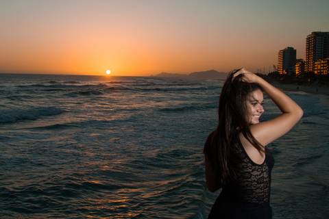 Foto com por do sol modelo '