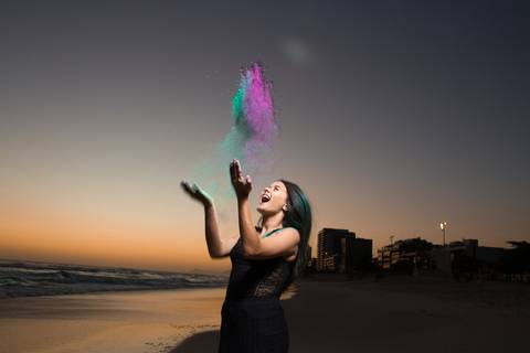 Foto unica no rio de janeiro e cartao postal da cidade debutante brasil'