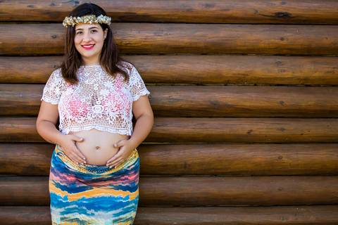 Fotografia de Gestante no Parque Botânico da Vale em Vitória feita pelo Estúdio JAMC'