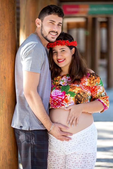 Fotografia de Gestante no Parque Botânico da Vale em Vitória feita pelo Estúdio JAMC'
