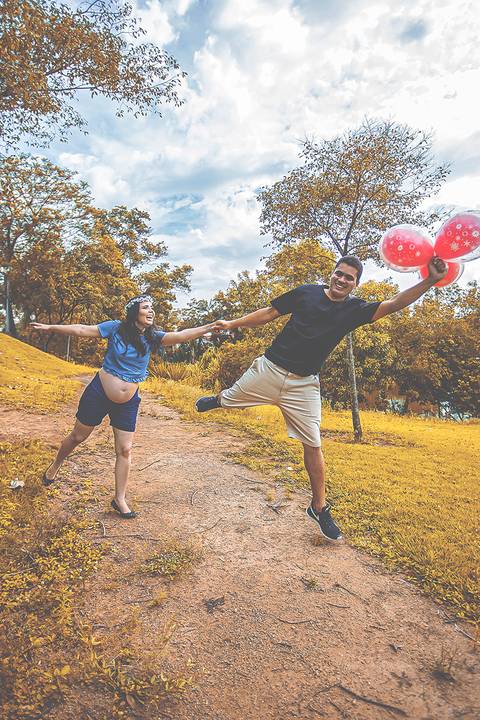 Fotografia de Gestante na Ilha do Frade,  em Vitória,  feita pelo Estúdio JAMC'