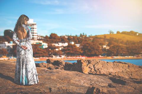 Fotografia na Praia de Iriri em Guarapari, feito pelo Estúdio JAMC'