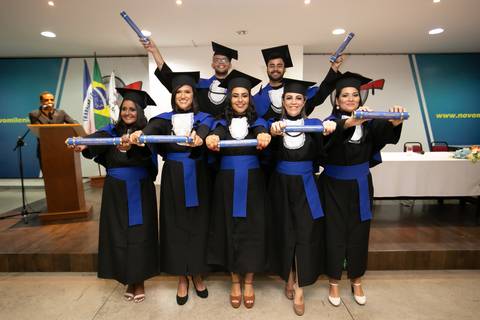 Formatura da turma 2018/2 de Publicidade Propaganda da faculdade Novo Milenio feita pelo Studio JAMC em Vila Velha-ES'