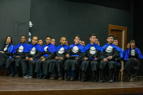 Formatura da turma 2018/2 de engenharia da faculdade Novo Milenio feita pelo Studio JAMC em Vila Velha-ES'