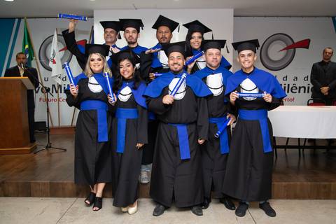 Formatura da turma 2018/1 de Publicidade Propaganda da faculdade Novo Milenio feita pelo Studio JAMC em Vila Velha-ES'