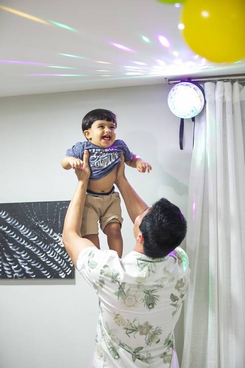 Fotografia do Aniversário de Arthur  em Vila Velha, feito pelo Estúdio JAMC.'