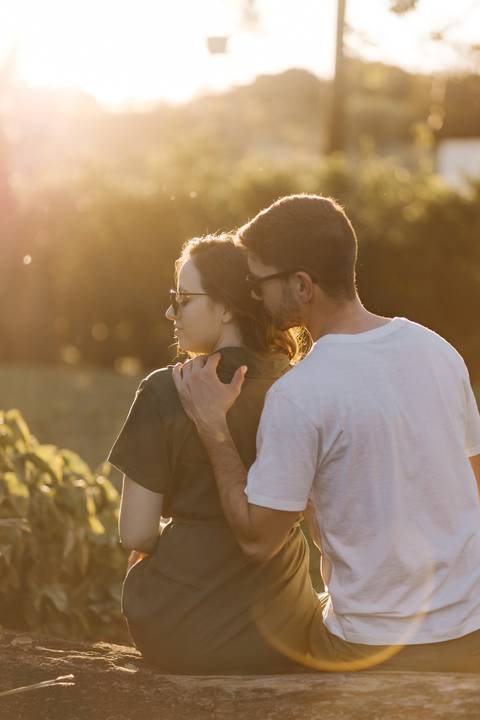 ensaio casal campo chácara fazenda ar livre luz natural pre wedding pre casamento interior são paulo Jau'