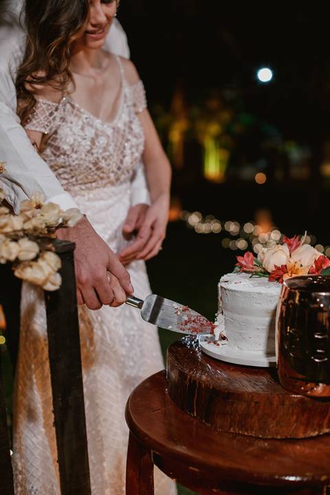 mesa do bolo casamento'