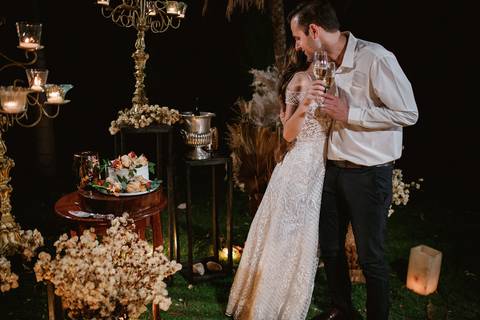 mesa do bolo casamento'