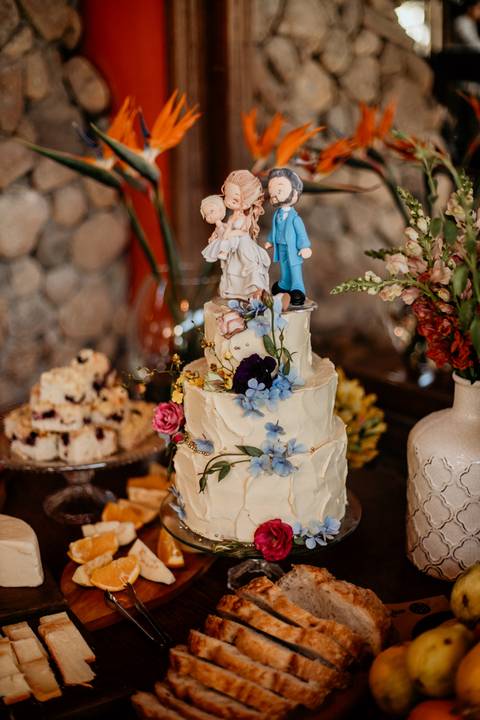 bolo de casamento 3 andares'
