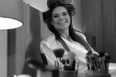 NOIVA NO MAKING OFF HOTEL VEREDAS'