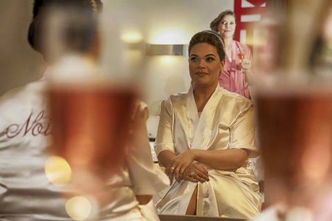 NOIVA NO MAKING OFF HOTEL VEREDAS'