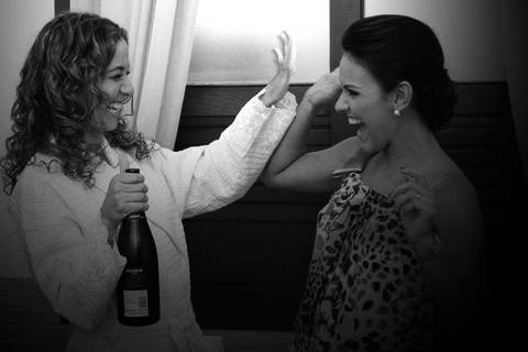 NOIVA NO MAKING OFF'