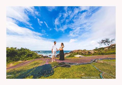 fotos com a lente fisheye, gravida na praia da armção floripa'