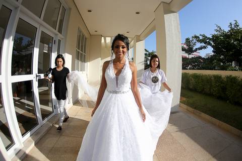 making of da noiva karen no dia do seu casamento de dia no golf clube  guaruja'