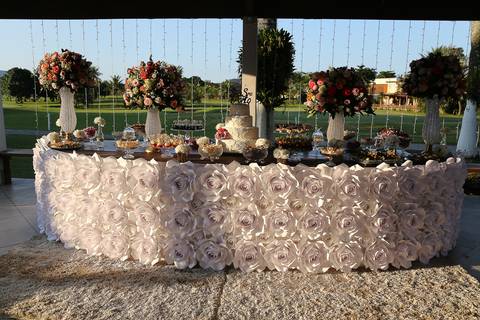 decoraçao casamento de dia no golf clube guaruja'