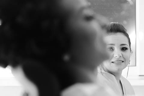 making of da noiva karen no dia do seu casamento de dia no golf clube  guaruja'