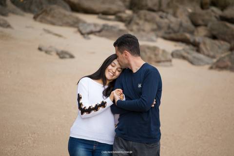 ensaio -pré-casamento- praia -das -conchas - guarujá - '