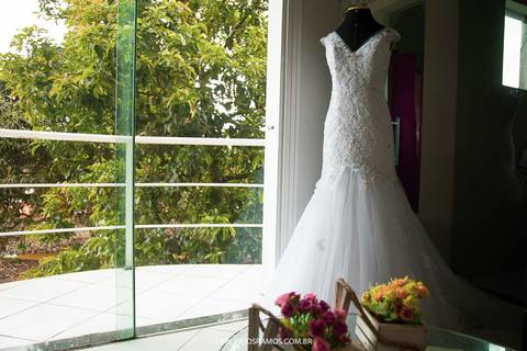 vestido de noiva no casamento do guarujá'