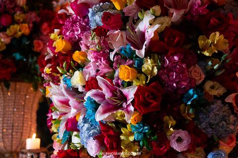 decoração do buffet many em guarujá'